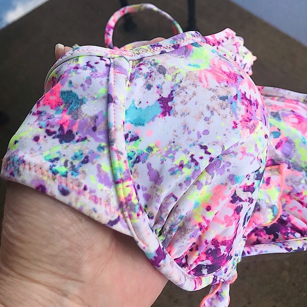 🆕🔥VICTORIA SECRETS SUPER CUTE DEMI PUSH UP BIKINI TOP NEVER WORN/GORG COLORS - Picture 11 of 16